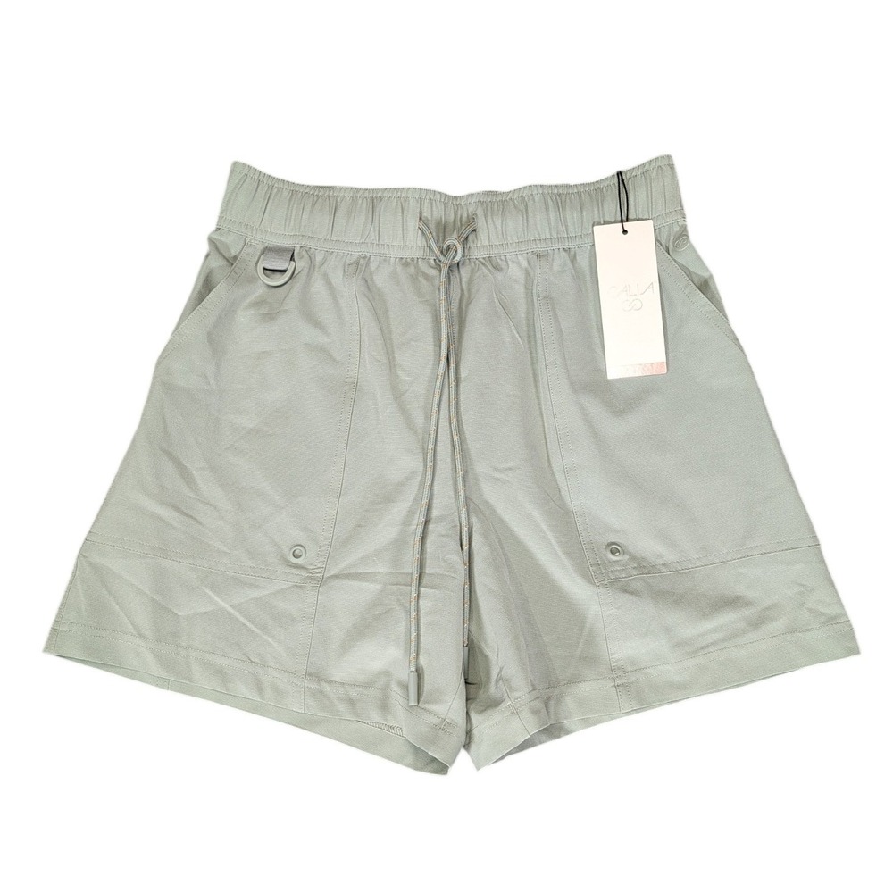 CALIA Hike Collection High-Rise Short 5" Inseam Gray Bog XS New